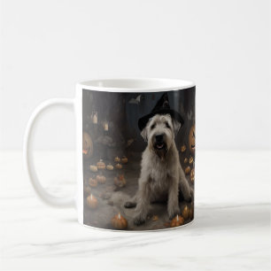 Wheaten Terrier Pumpkins Halloween Scary Coffee Mug