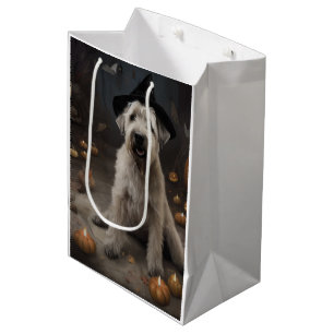 Wheaten Terrier Pumpkins Halloween Scary Medium Gift Bag