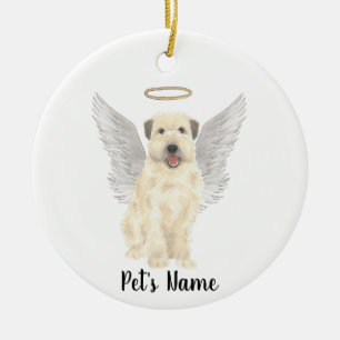 Wheaten Terrier Sympathy Memorial Ceramic Tree Decoration