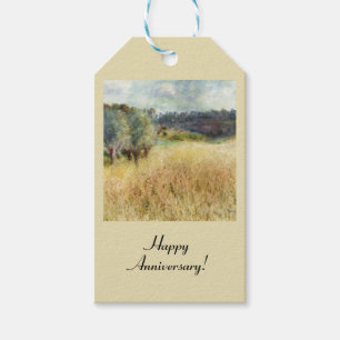 Wheatfield by Auguste Renoir Gift Tags