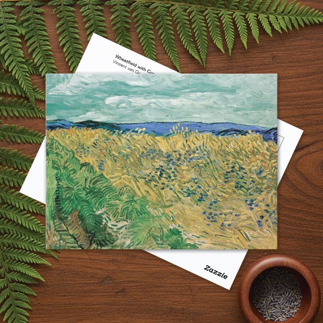 Wheatfield Cornflowers Vincent van Gogh Postcard (Creator Uploaded)