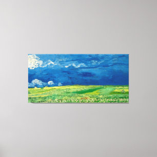 Wheatfield Under Thunderclouds by Vincent van Gogh Canvas Print