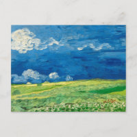 Wheatfield Under Thunderclouds by Vincent van Gogh