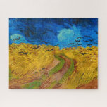 Wheatfield with Crows by Vincent van Gogh Jigsaw Puzzle<br><div class="desc">Vincent van Gogh - Wheatfield with Crows,  1890. 
Vincent Willem van Gogh (1853-1890) was a Dutch Post-Impressionist painter who posthumously became one of the most famous and influential figures in Western art history.</div>