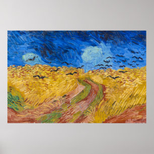 Wheatfield with Crows by Vincent van Gogh Poster