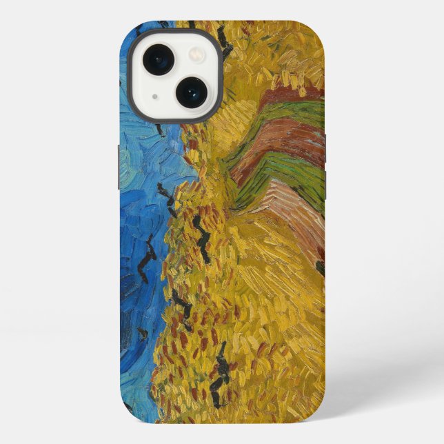 Wheatfield with Crows iPhone Case (Back)