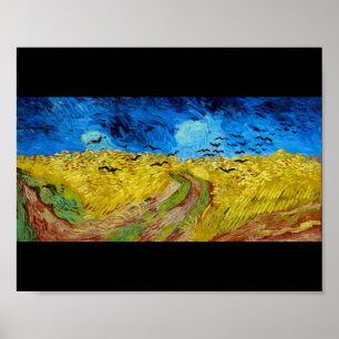 Wheatfield with Crows, Van Gogh Poster