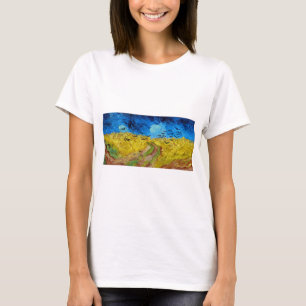Wheatfield with Crows, Van Gogh T-Shirt