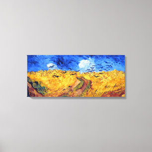 Wheatfield with Crows, Vincent Van Gogh Canvas Print