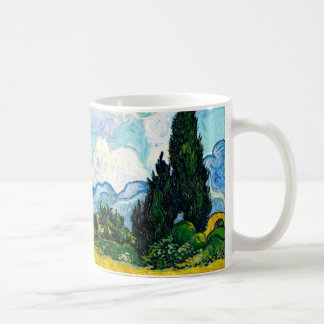 Wheatfield with Cypresses Coffee Mug
