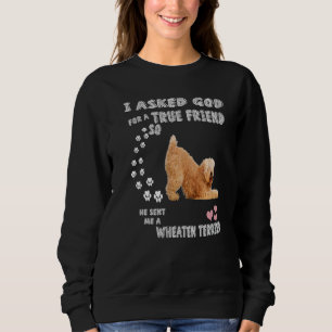Wheatie Dog Mum Dad Costume Cute Soft Coated Wheat Sweatshirt