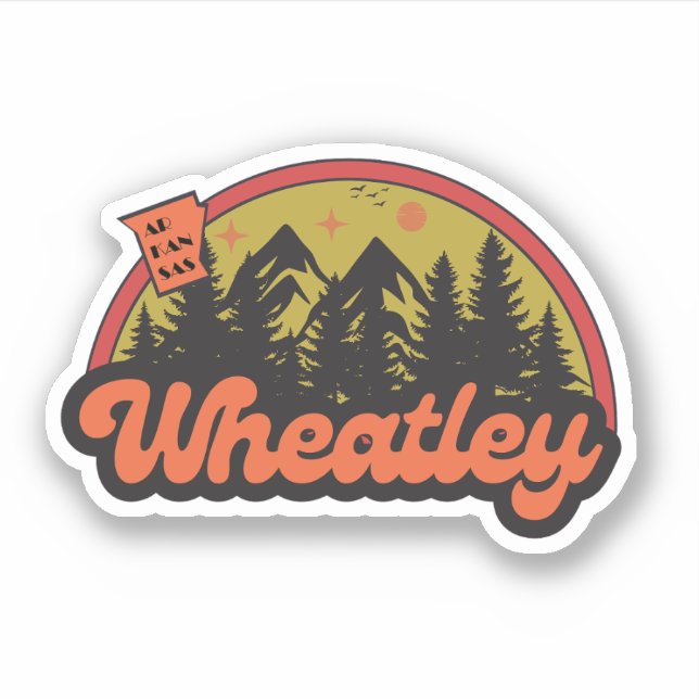 Wheatley, Arkansas  Sticker (Front)
