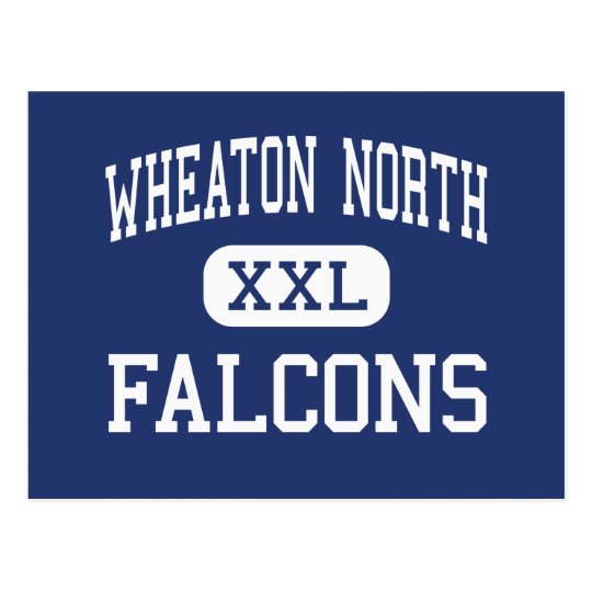 Wheaton North - Falcons - High - Wheaton Illinois Postcard