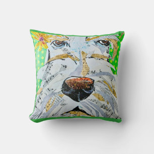 Wheaton Scottie Vibe Tri-Blend Shirt Cushion