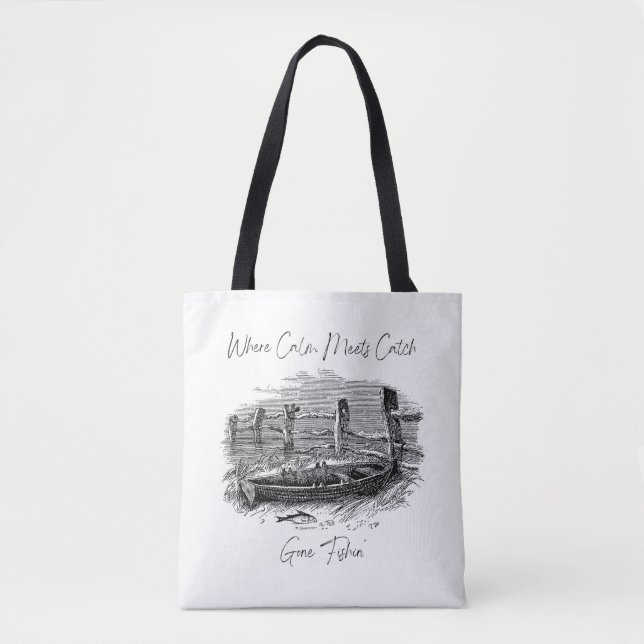 Whee Calm Meets Catch Tote Bag (Front)