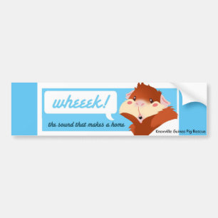 "Wheek!" Guinea Pig Bumper Sticker