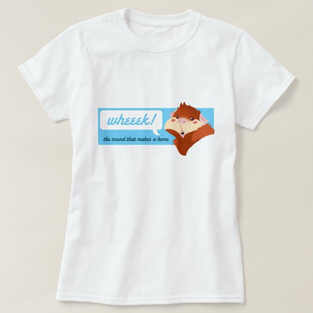 "Wheek!" Guinea pig T-Shirt (Design Front)