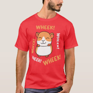 Wheek Wheek Funny Guinea Pig Cavy Cute Noise Pet L T-Shirt