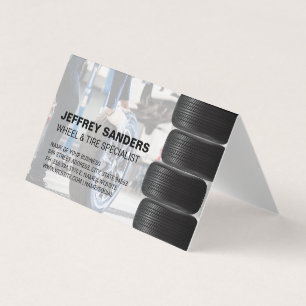Wheel and Tire Services Car Repair Business Card