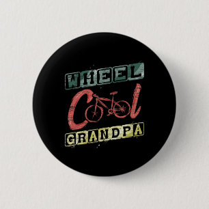 Wheel Cool Grandpa Gift For Cyclist Bike Tour Cycl 6 Cm Round Badge