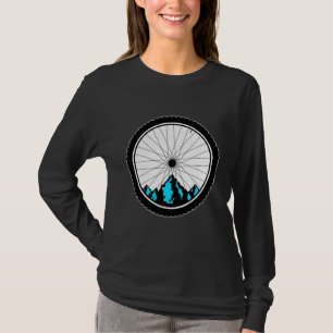 Wheel Graphic Road Bike Cyclist Cycling Sport Road T-Shirt