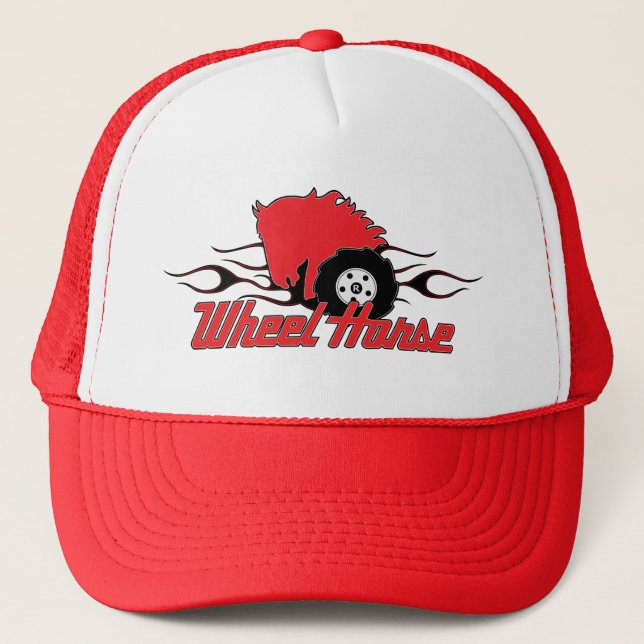 Wheel Horse Garden Lawn Mower Tractor Farm Hat (Front)