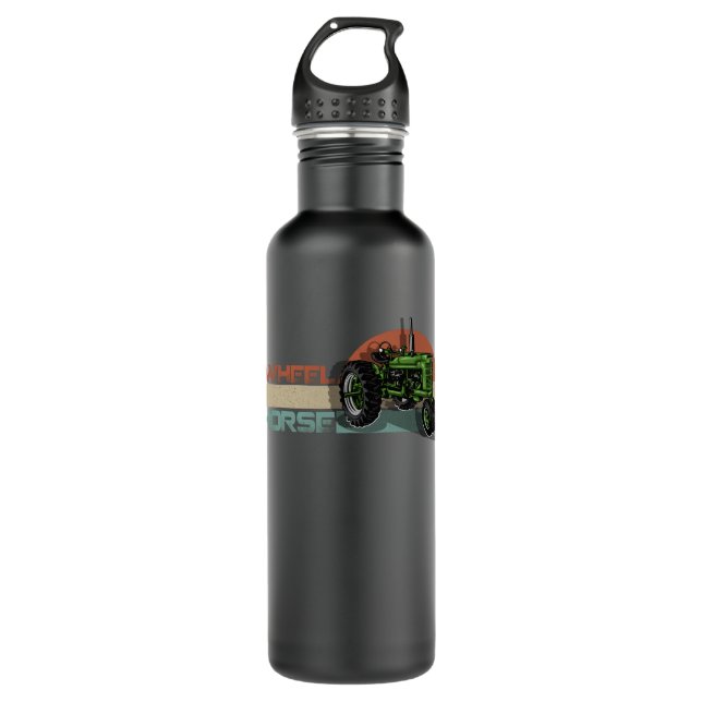 Wheel Horse Garden Tractor 710 Ml Water Bottle (Front)