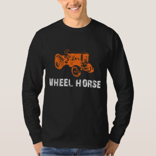 Wheel Horse Garden Tractor For Men Graphic Vintage T-Shirt