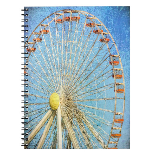 Wheel in the Sky Ferris Wheel Notebook (Front)