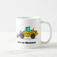 Wheel Loader Mug, Digger Mugs, Construction Theme
