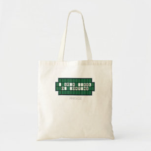 Wheel Lovers And Word Game Of Fortune  Tote Bag