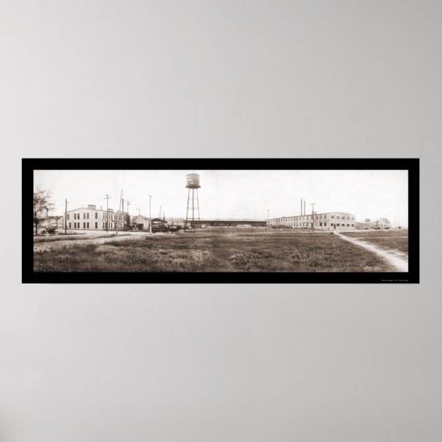 Wheel Mfg Jackson MI Photo 1912 Poster (Front)