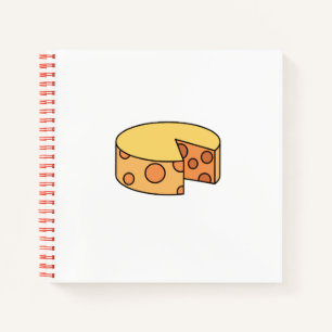wheel of cheese notebook