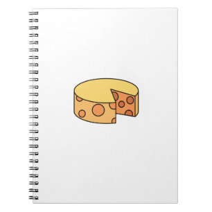 wheel of cheese notebook