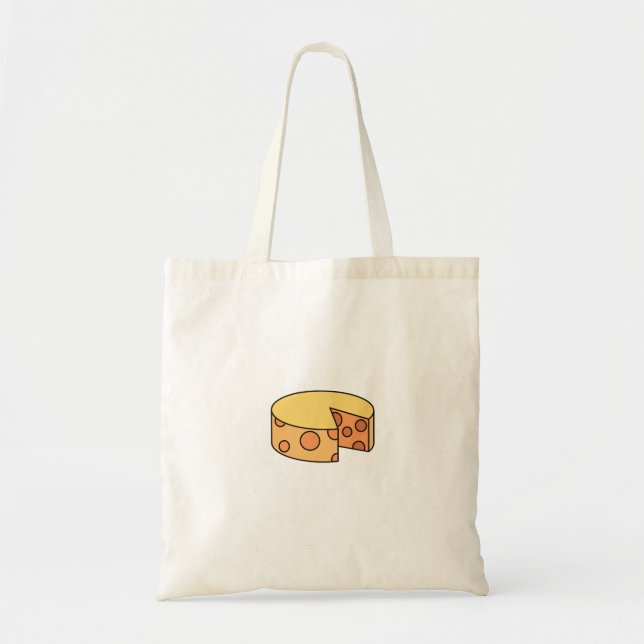 wheel of cheese tote bag (Front)