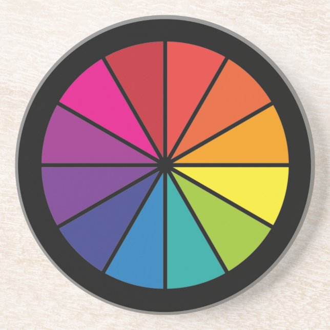 Wheel of Colour   Coaster (Front)