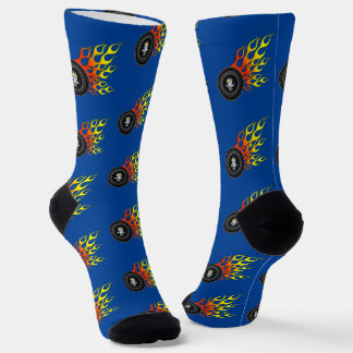 Wheel of Flames Mechanic Socks