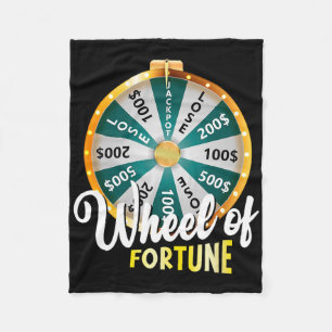 Wheel Of Fortune Father&#; s Day Humour Tee Daddy Fleece Blanket