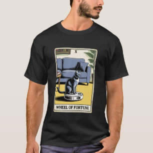 Wheel of Fortune Robot Vacuum Cleaner Funny Tarot  T-Shirt