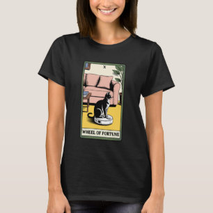 Wheel of Fortune Robot Vacuum Cleaner Funny Tarot T-Shirt