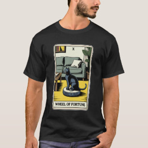 Wheel of Fortune Robot Vacuum Cleaner Funny Tarot T-Shirt