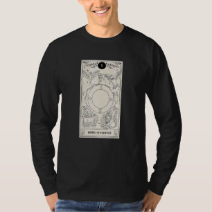 Wheel Of Fortune Tarot Card Occult Beliefs Magic F T-Shirt