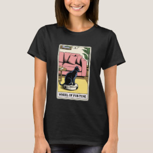 Wheel of Fur-Tune Robot Vacuum Cleaner Funny Tarot T-Shirt