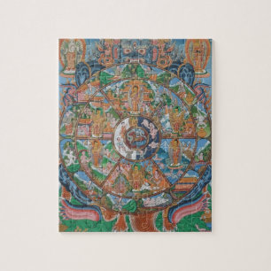 Wheel of Life Mandala Puzzle