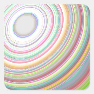 Wheel of Life Square Sticker