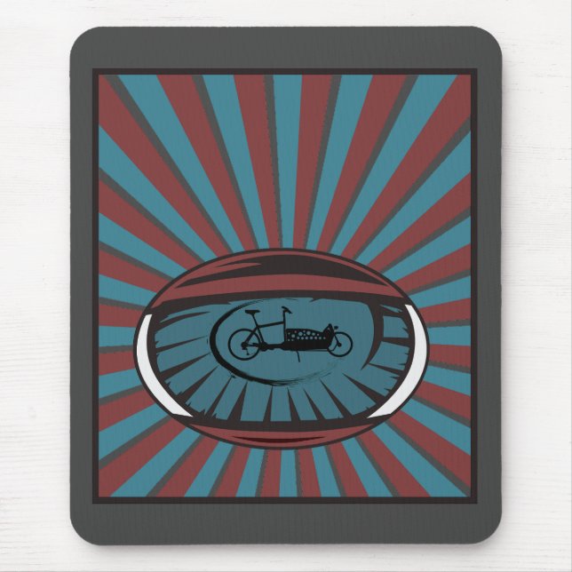 Wheel of load in the eye with radiation mouse mat (Front)