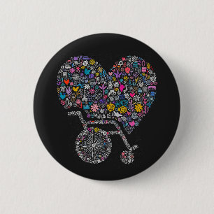 Wheel of Many Lives 6 Cm Round Badge