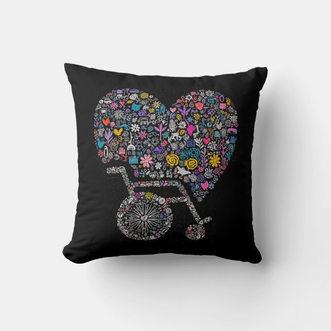 Wheel of Many Lives Cushion (Front)