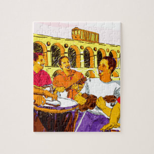 Wheel of Samba - Rio De Janeiro - Brazil Jigsaw Puzzle