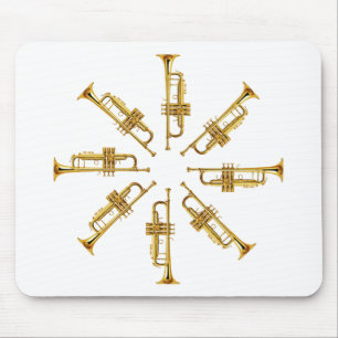 Wheel of Trumpets Mouse Mat